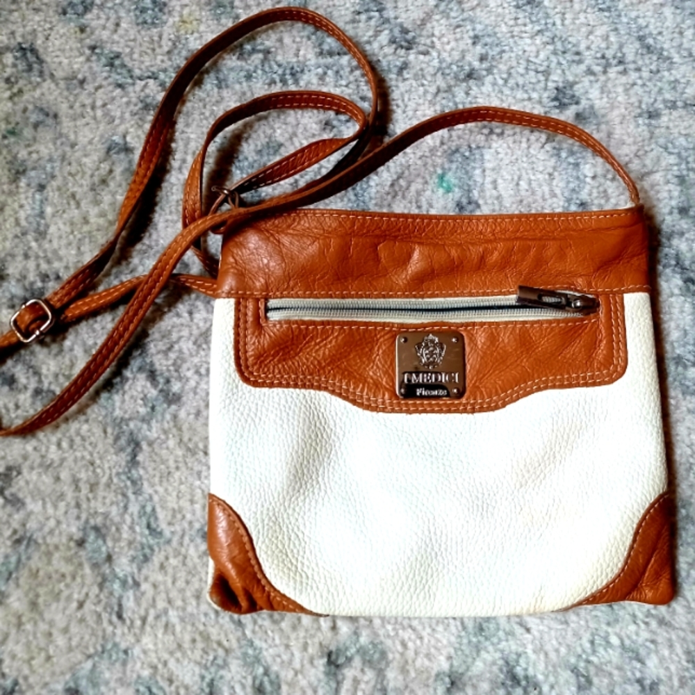 I Medici 315 Italian Leather Crossbody Bag